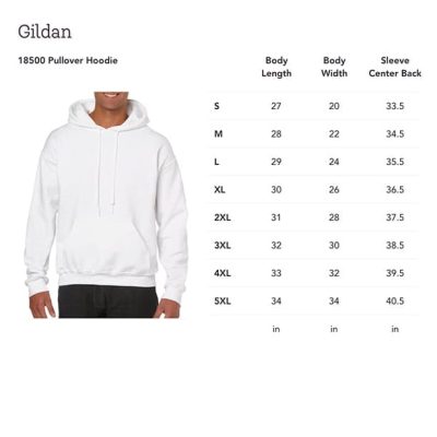 Unisex Heavy Blend Hooded Sweatshirt Gildan 18500