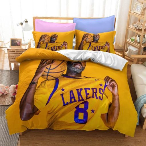 Basketball Lakers Bedding Set
