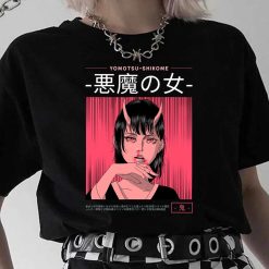 Manga Anime Demon Girl T-Shirt, Yomotsu Shikome T-Shirt