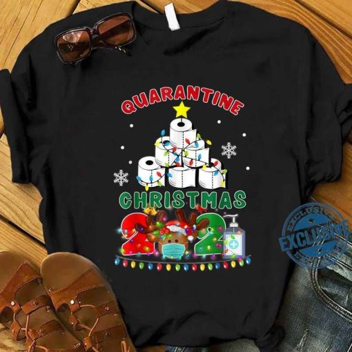 Merry Christmas 2021 Reindeer Face Mask Xmas Unisex T-Shirt