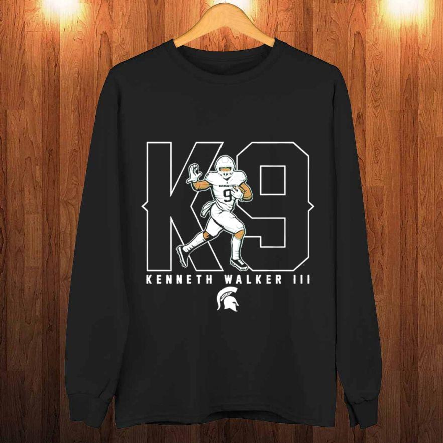Michigan State Kenneth Walker III K9 Unisex T-Shirt