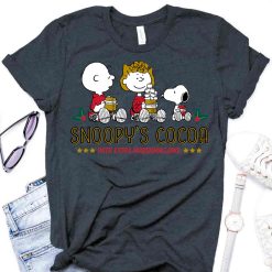 Snoopy’s Cocoa T-Shirt, Peanuts Christmas Unisex Shirt
