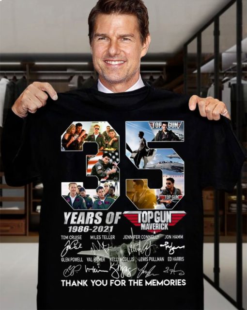 35 Years Of Top Gun Maverick Unisex T-Shirt, Thank You For The Memories Shirt