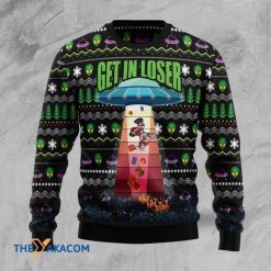 3D Sweater Alien Ufo Santa Claus