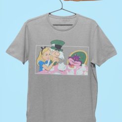 Alice In Wonderland Angry Cat Meme T Shirt Mad Hatter Alice And Spooky Cat 1