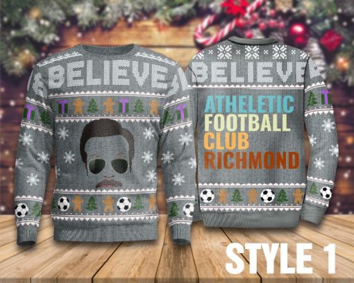 Atheletic Football Club Richmond Sweater, Ted Lasso Believe Sweater