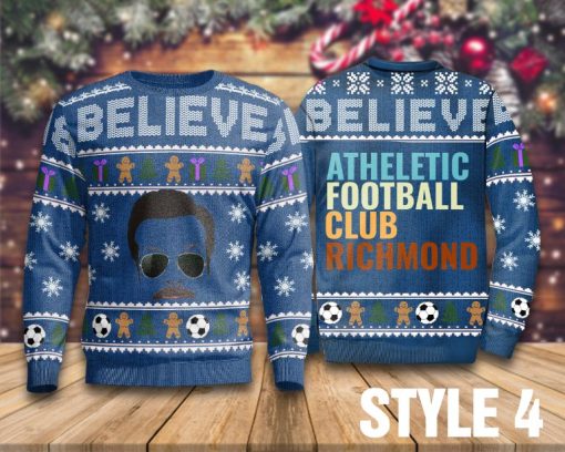 Atheletic Football Club Richmond Sweater, Ted Lasso Believe Sweater