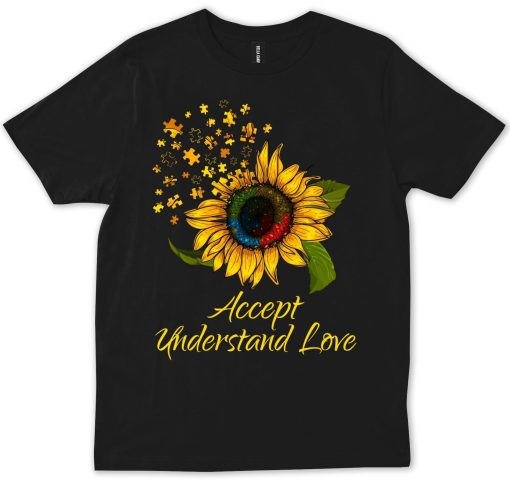 Autism Accept Understand Love Unisex T-Shirt