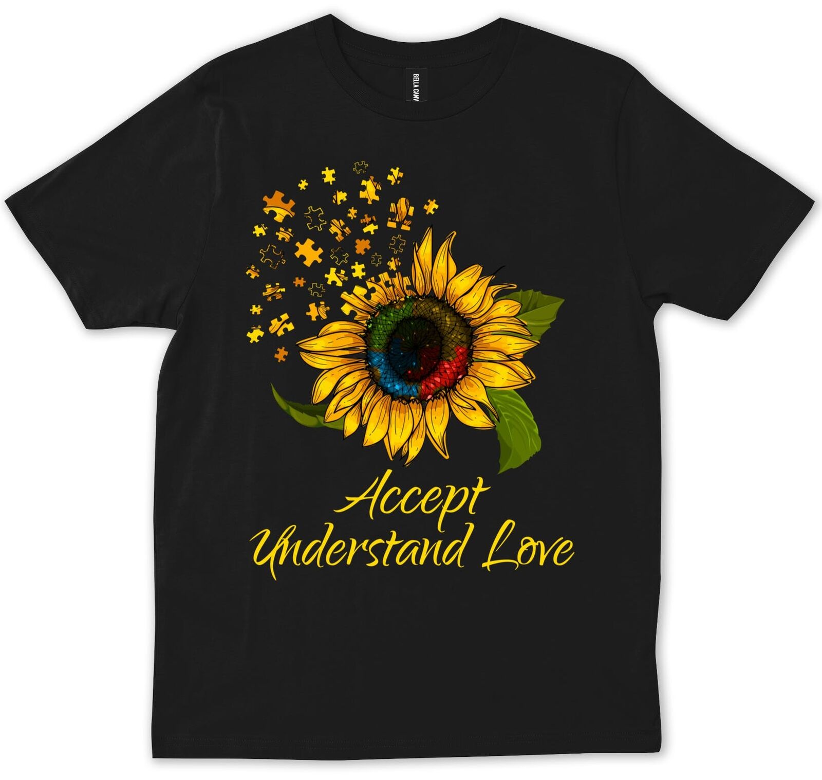 Autism Accept Understand Love Unisex T-Shirt