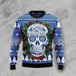 Awesome Sugar Skull Christmas 3D Sweater