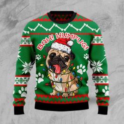 Bah! Humpug! Pug Christmas 3D Sweater