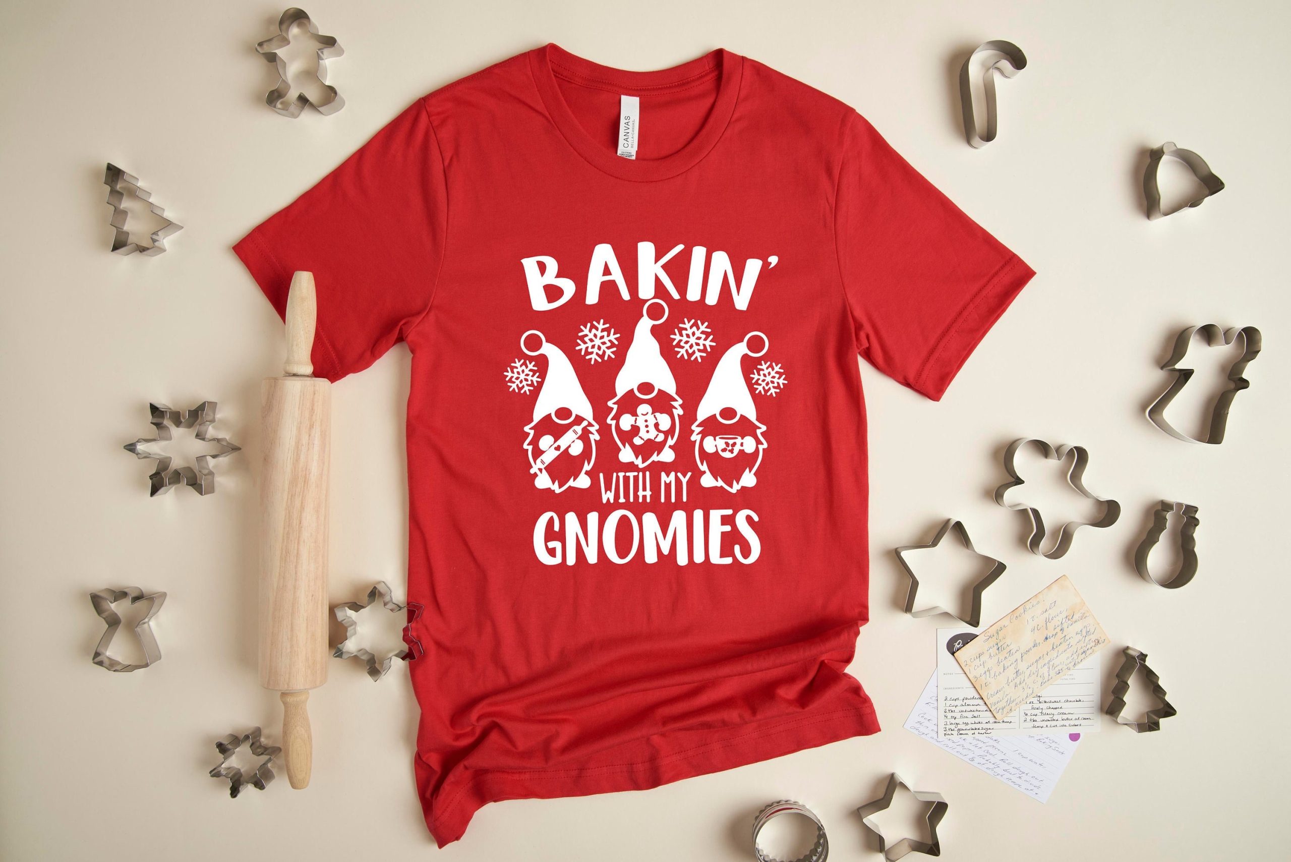 Baking With My Gnomeis Unisex T-Shirt