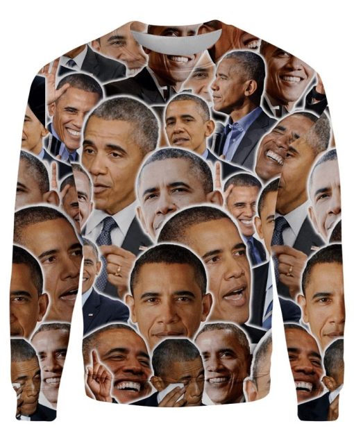 Barack Obama All Over Printed Sweater