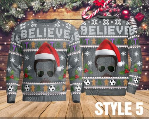 Believe Team Lasso Christmas Ugly Sweater