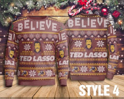 Believe Team Ted Lasso 3D Sweater