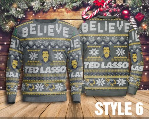 Believe Team Ted Lasso 3D Sweater