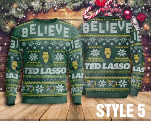 Believe Team Ted Lasso 3D Sweater