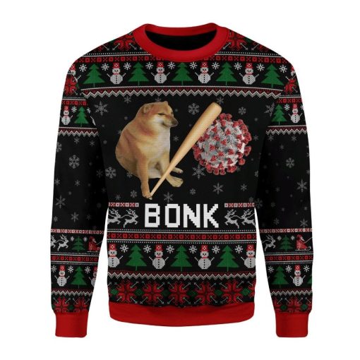 Bonk Coronavirus Meme 3D Sweater