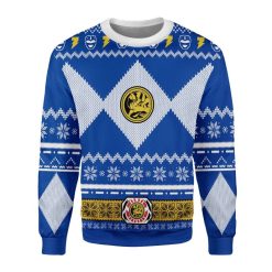 Boobies Blue Power Ranger 3D Sweater