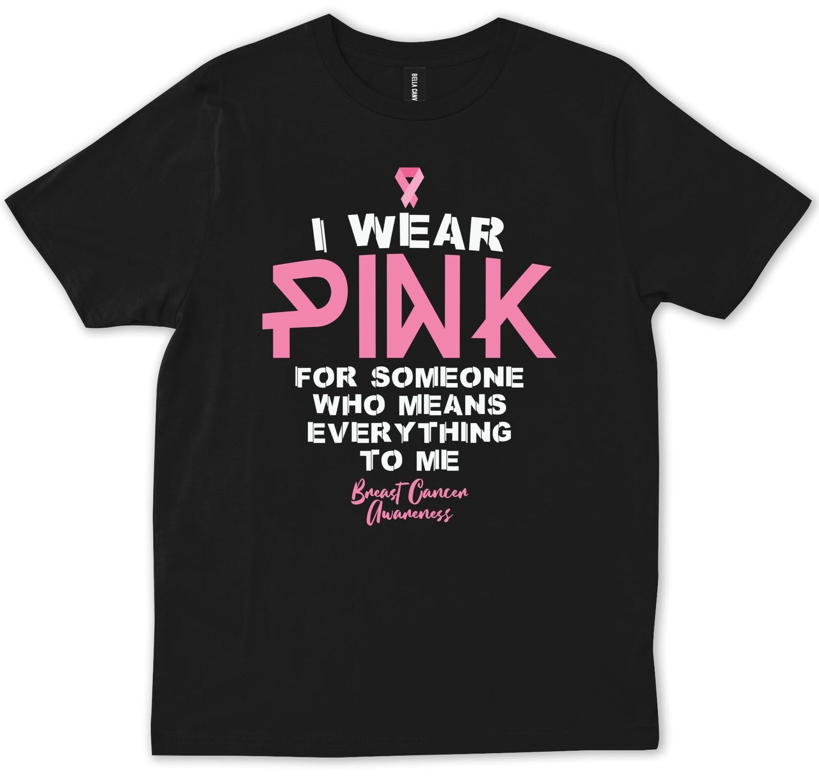 Breast Cancer Awareness October Survivor Pink Ribbon Support Unisex T-Shirt