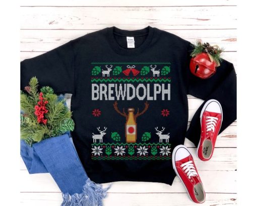 Brewdolph Christmas Sweatshirt