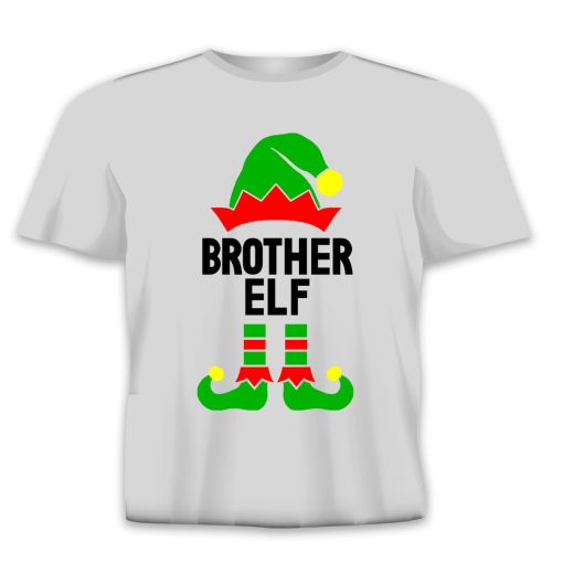 Brother Elf Family Happy Christmas Santa Unisex T-Shirt