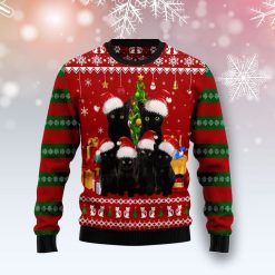 Catmily 6 Cats Family Family Christmas 3D Sweater