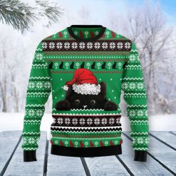 Christmas Black Cat Hide Sweater