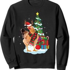Christmas Chicken Santa Funny Unisex Sweatshirt