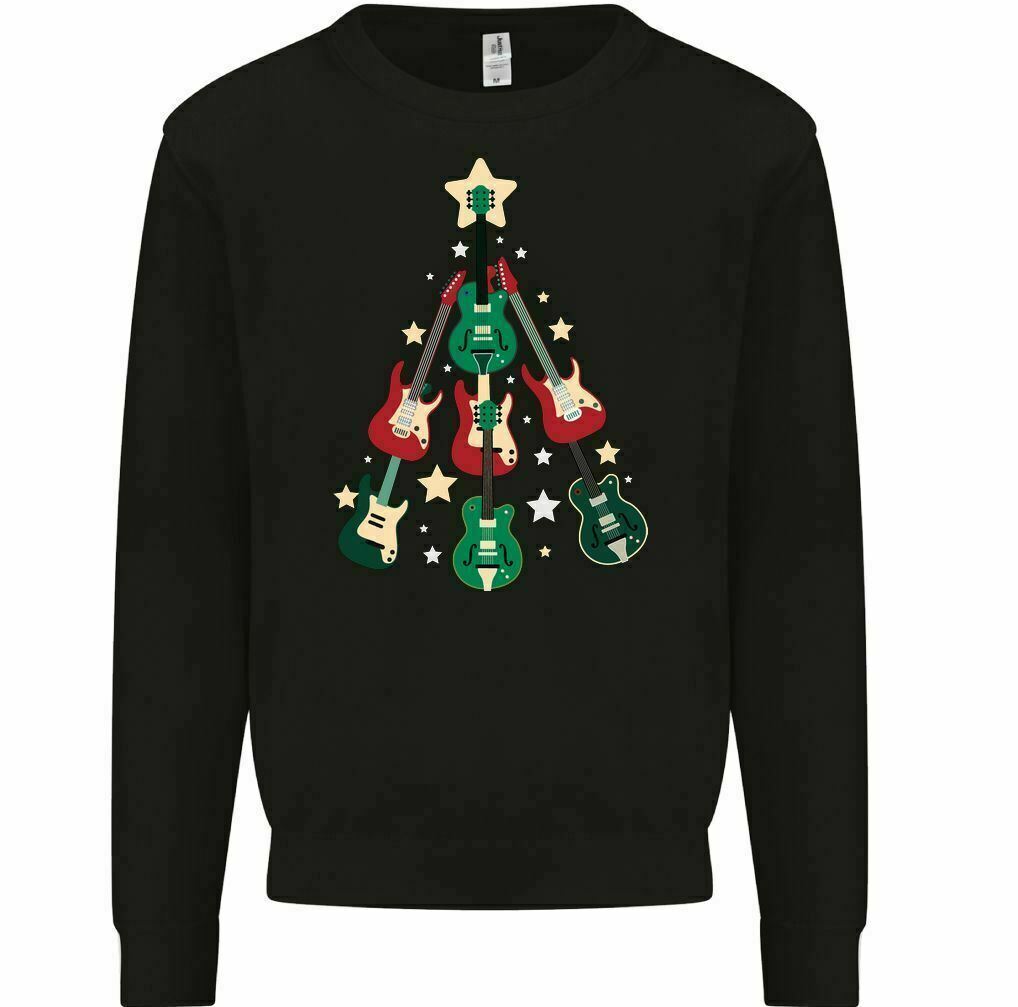 Christmas Guitar Tree Unisex Sweatshirt