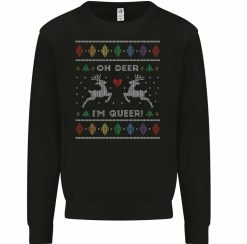 Christmas Lgbt Oh Deer Unisex Sweatshirt