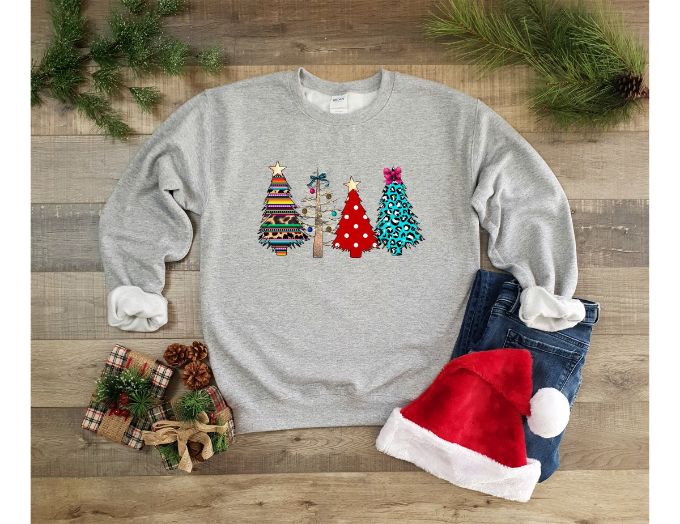 Christmas Shirts Wild Polka Dot Sweatshirt
