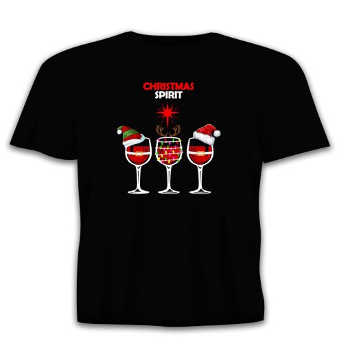 Christmas Spirit Wine Merry Xmas Unisex T-Shirt