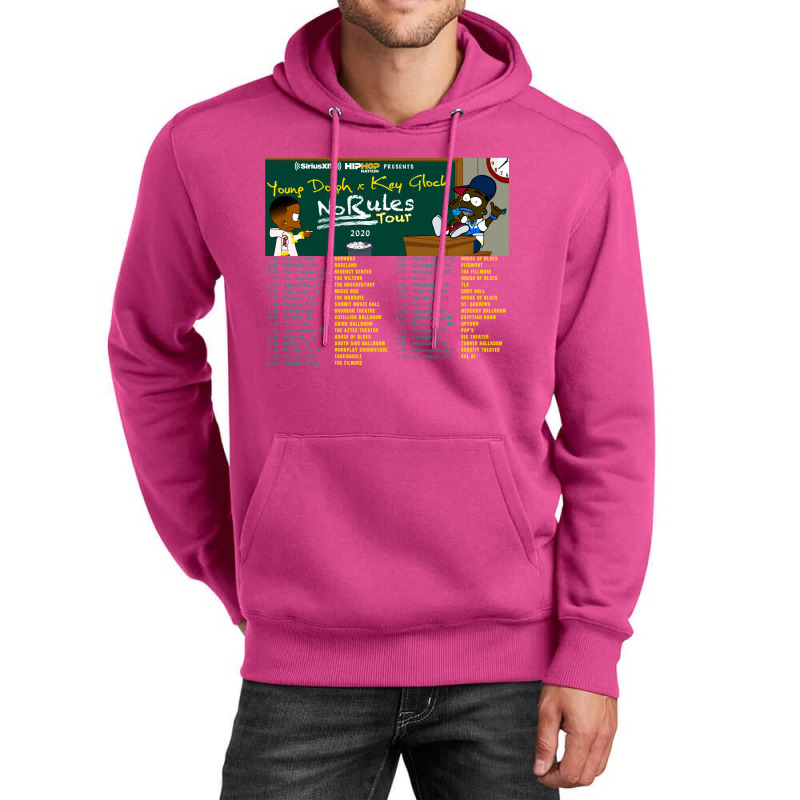 Custom Dates No Rules For Young Dolph Key Glock Hoodie