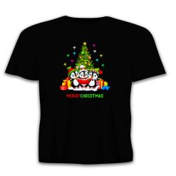 Cute Penguins Merry Christmas Unisex T-Shirt