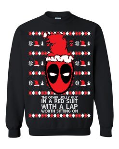 Deadpool The Other Jolly Guy In A Red Suit Unisex Sweatshirt