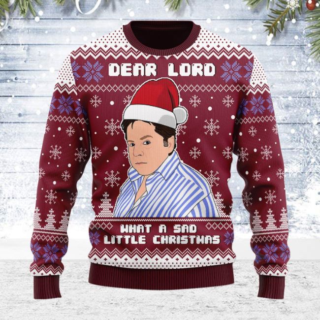 Dear Lord What A Sad Little Christmas Ugly 3D Sweater
