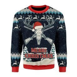 Deer Hunting Christmas Ugly Sweater