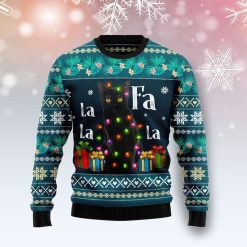 Falalala 3D Sweater Cat Black All Over Print