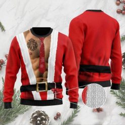 Firefighter Tattoo Ugly Christmas 3D Sweater