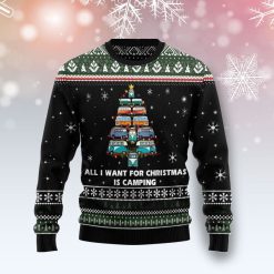 For Christmas Is Camping 3D Sweater