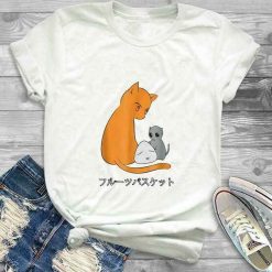 Fruits Basket Kyo Yuki Onigiri Cat Unisex T-Shirt