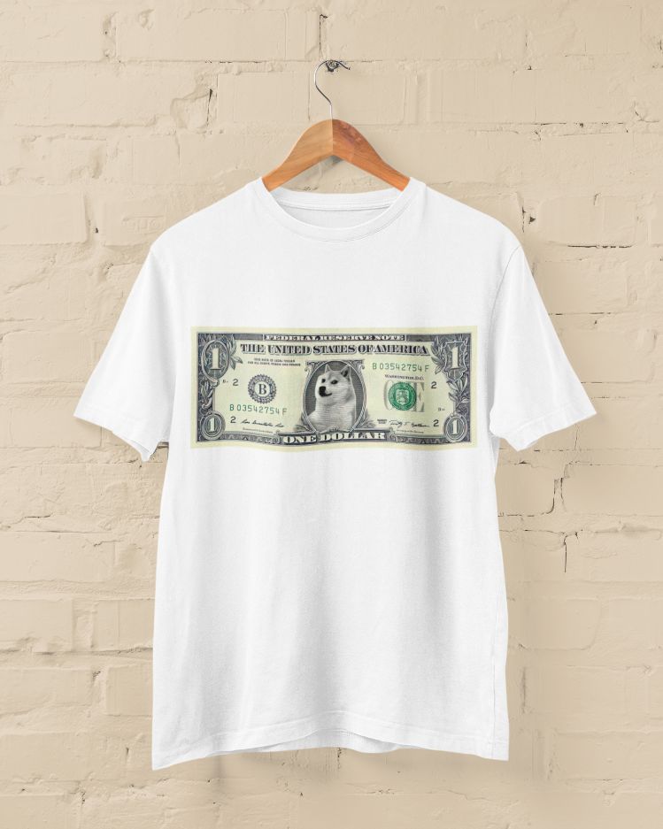 Funny Dogecoin One Dollar Unisex T Shirt