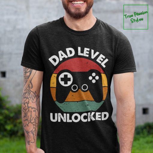 Dad Level Unlocked Unisex T-Shirt