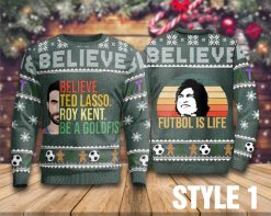 FutBol Is Life Sweater, Christmas Ted Lasso Sweater