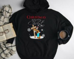 Goofy Christmas Begins With Christ Unisex Hoodie