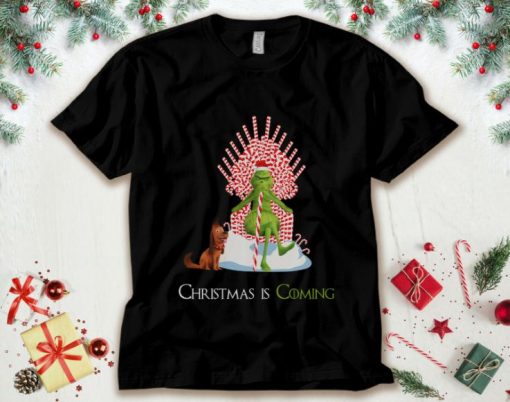 Grinch King And Max Lights Christmas Unisex T-Shirt