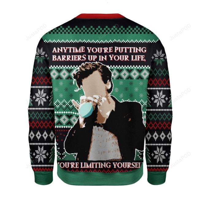 Harry Styles Vouge Cover Ugly Christmas Wool Knitted Sweater