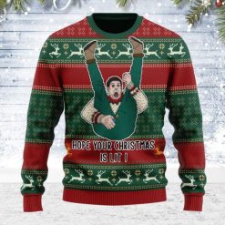 Hope Your Christmas Is Lit Unisex 3D Sweater