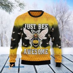 Just Bee Awesome 3D Sweater Gift For Christmas